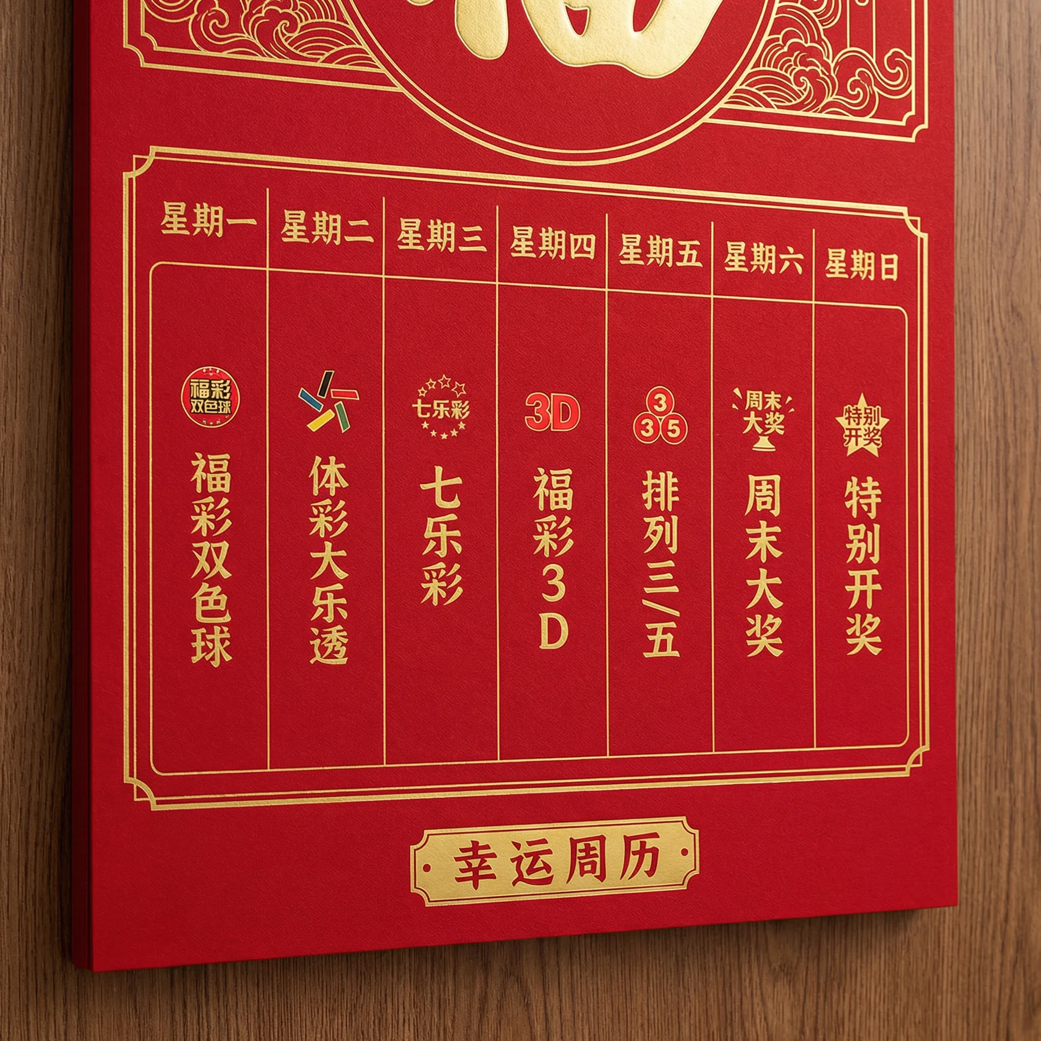 澳洲幸运五开奖日历示意图